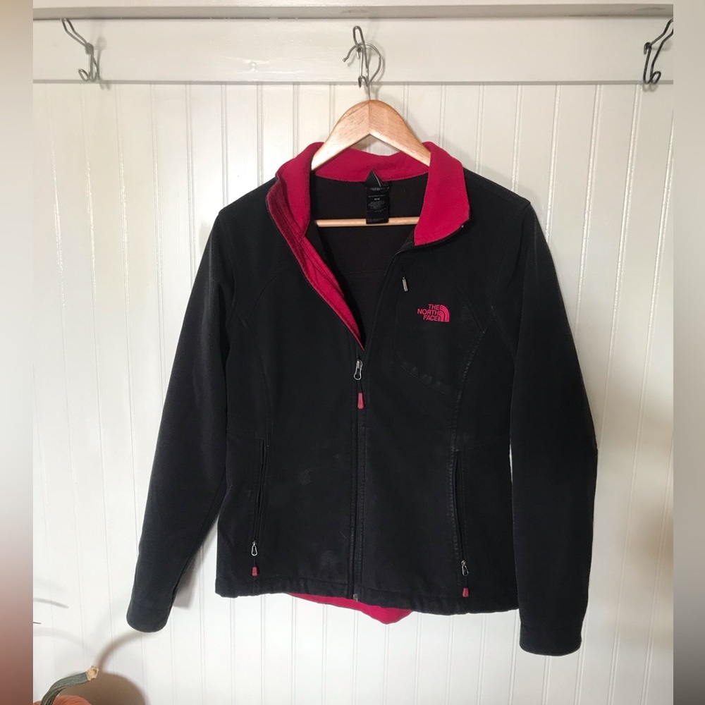 Black and Red North Face Jacket